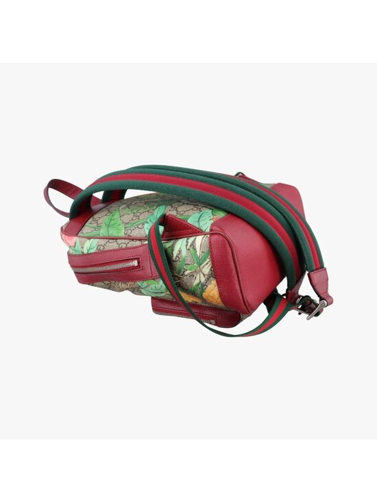 Gucci GG Supremutian Beige Multicolor Canvas Leather Backpack main image 4